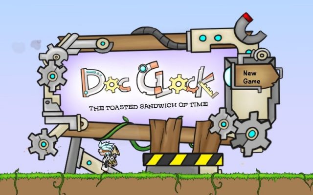 Doc Clock: The Toasted Sandwich of Time title screen image #1 