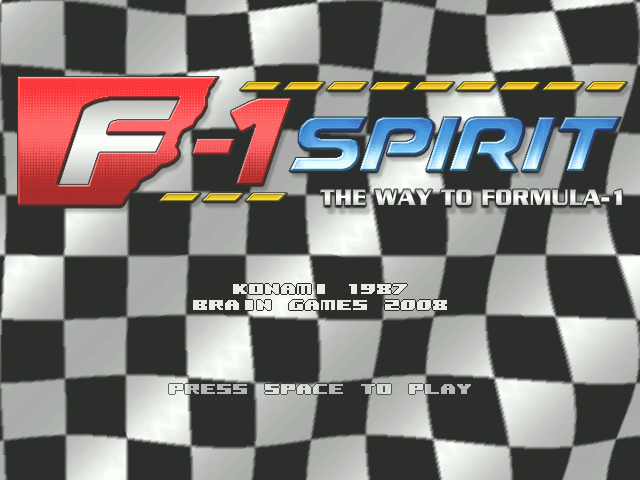 F1 Spirit  title screen image #1 