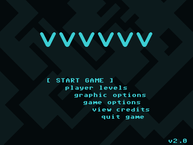 VVVVVV title screen image #1 