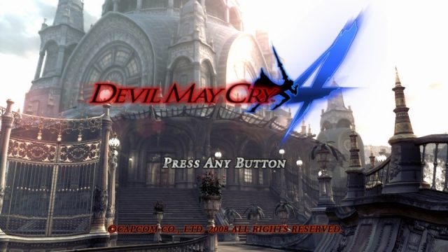 Devil May Cry 4  title screen image #1 