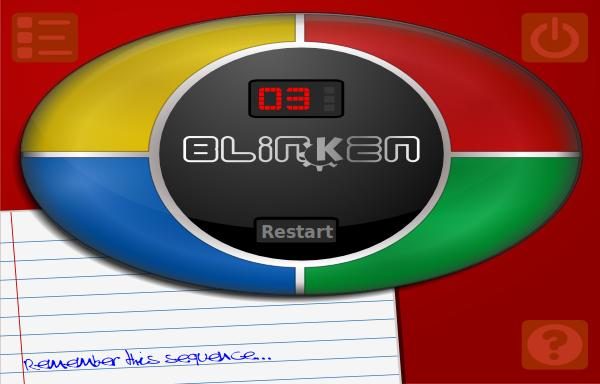 BlinKen - Memory Enhancement Game in-game screen image #1 