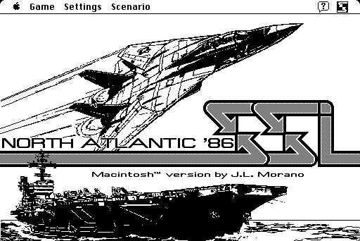 North Atlantic '86 title screen image #1 