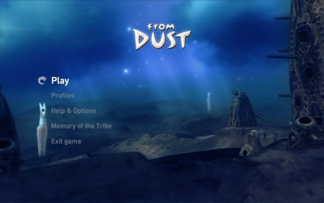 From Dust title screen image #1 