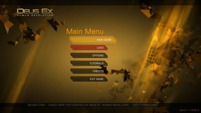 Deus Ex: Human Revolution  title screen image #1 