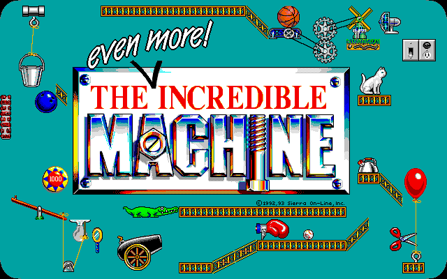The Even More Incredible Machine  title screen image #1 