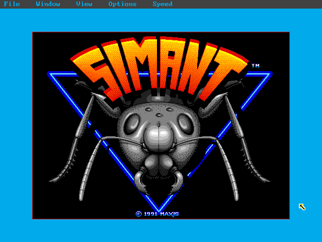 SimAnt  title screen image #1 