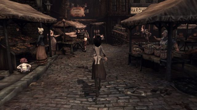 Alice: Madness Returns  in-game screen image #2 The real world is dingy and gloomy.