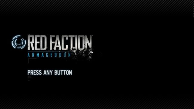 Red Faction: Armageddon  title screen image #1 