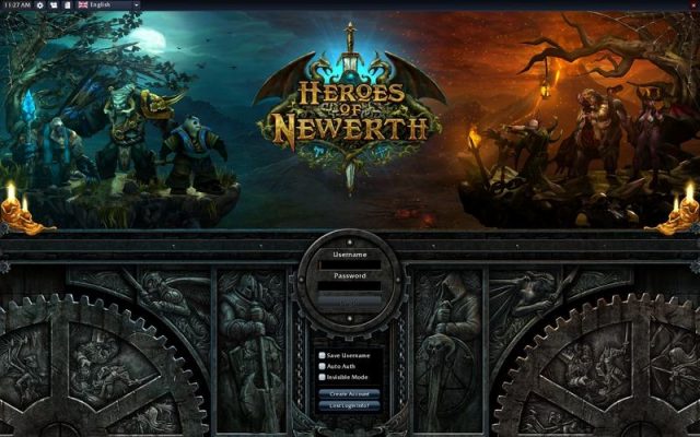 Heroes of Newerth  title screen image #1 