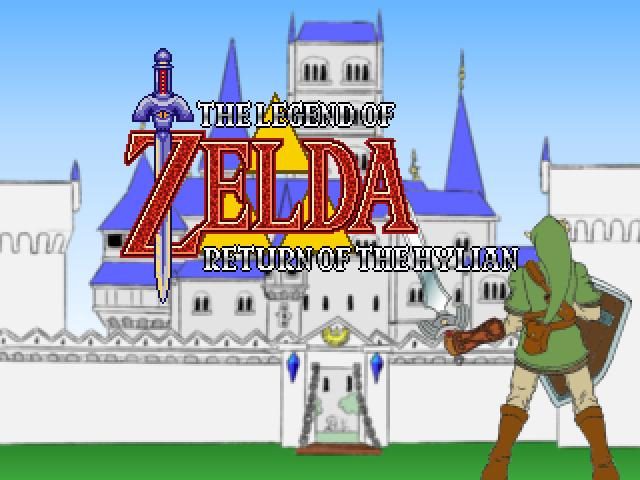 The Legend of Zelda: Return of the Hylian  title screen image #1 