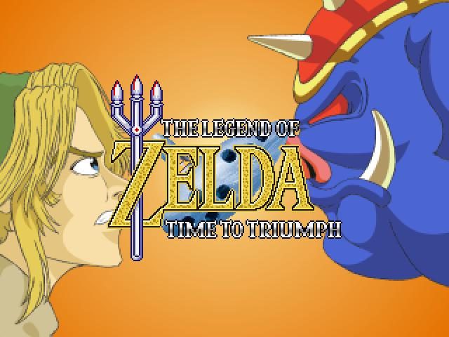The Legend of Zelda: A Time to Triumph  title screen image #1 