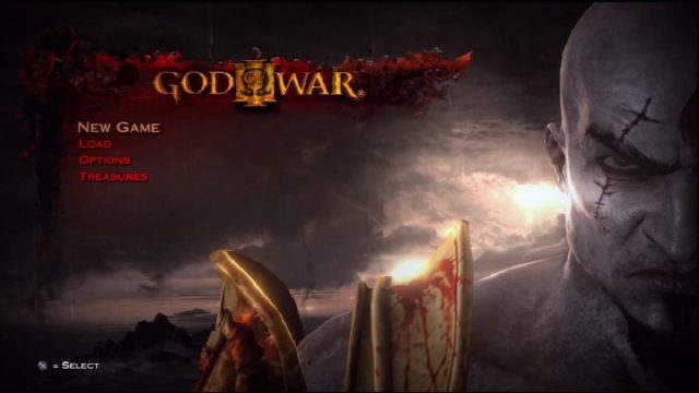 God of War III title screen image #1 