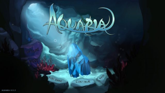 Aquaria title screen image #1 