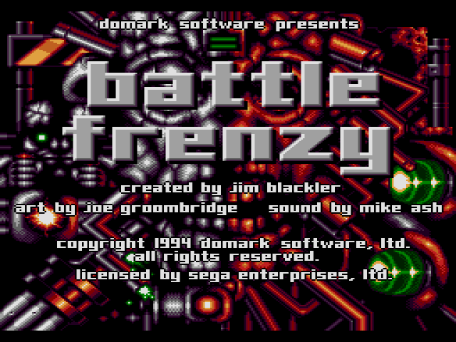 Battle Frenzy  title screen image #1 