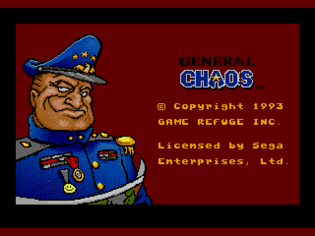 General Chaos title screen image #1 