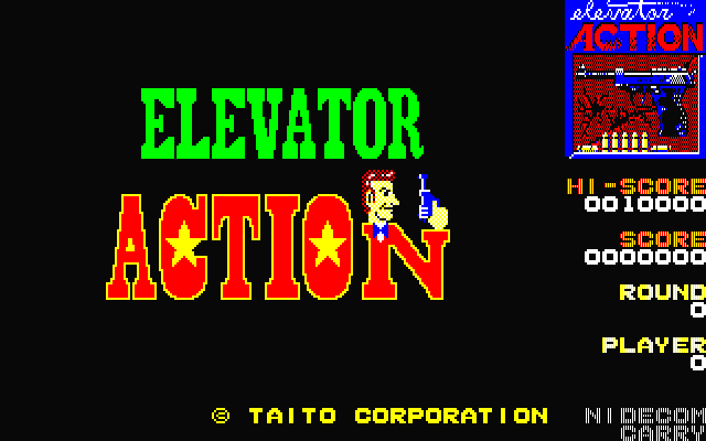 Elevator Action title screen image #1 