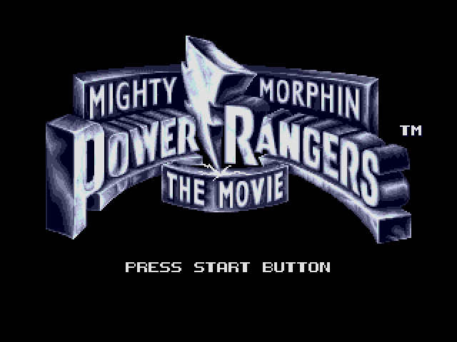 Mighty Morphin Power Rangers: The Movie title screen image #1 
