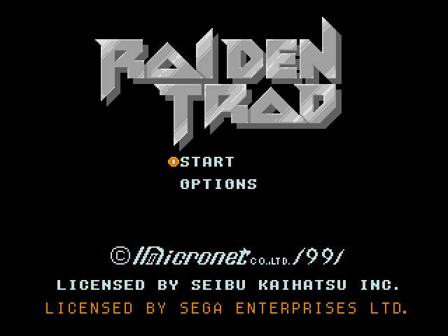 Raiden Trad title screen image #1 