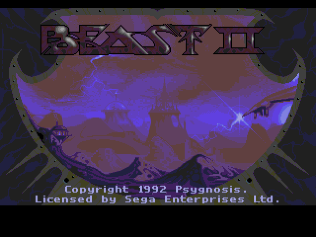 Shadow of the Beast 2  title screen image #1 