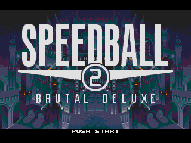 Speedball 2: Brutal Deluxe title screen image #1 
