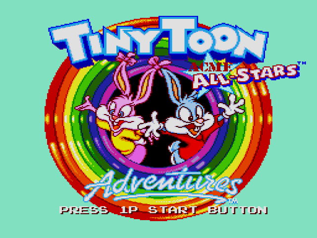 Tiny Toon Adventures: ACME All-Stars  title screen image #1 
