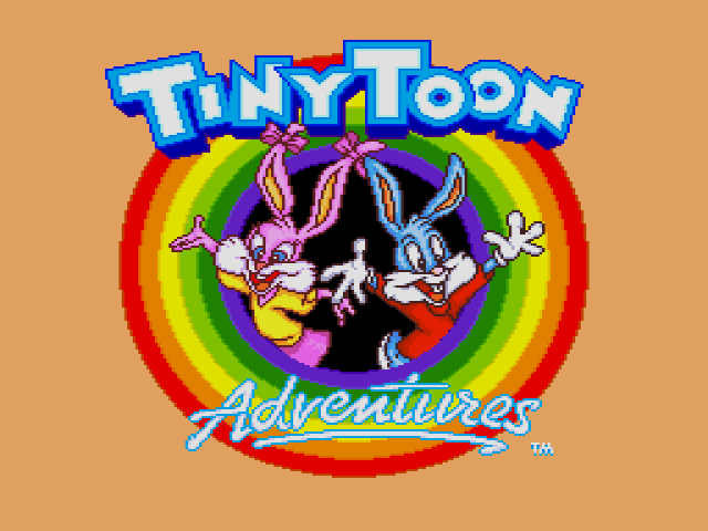 Tiny Toon Adventures: Buster's Hidden Treasure title screen image #1 