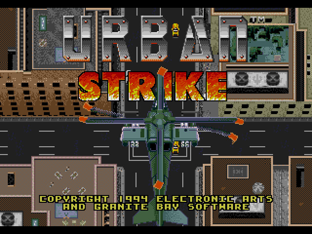 Urban Strike: The Sequel to Jungle Strike title screen image #1 