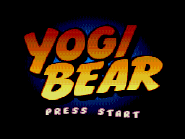 Yogi Bear: Cartoon Capers  title screen image #1 