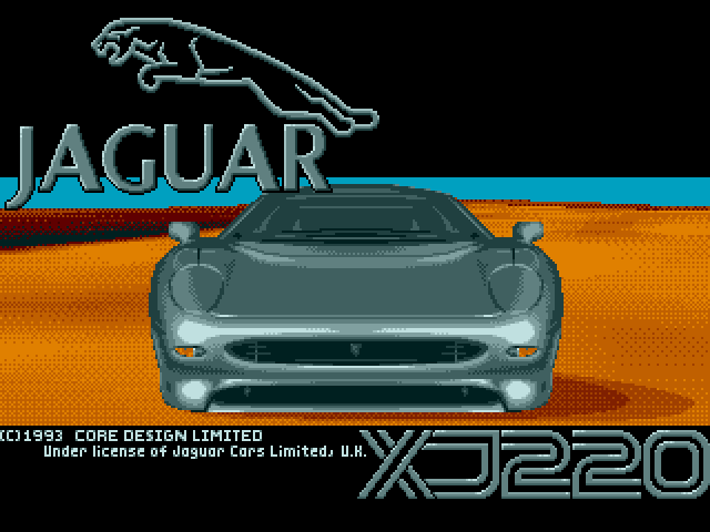 Jaguar XJ220  title screen image #1 