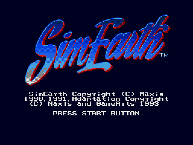 SimEarth: The Living Planet title screen image #1 