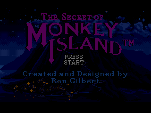 The Secret of Monkey Island  title screen image #1 