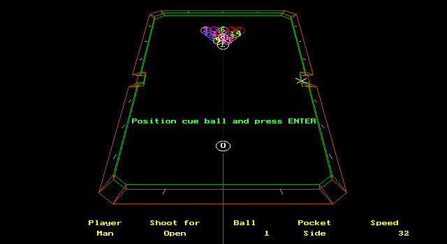 Jim Kobbe's Pool Game in 3D  title screen image #1 