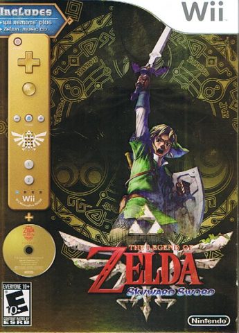 The Legend of Zelda: Skyward Sword package image #3 25th Anniversary Edition
Gold WiiMote+Symphony Package