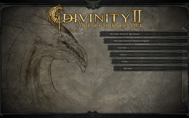 Divinity II: The Dragon Knight Saga  title screen image #1 