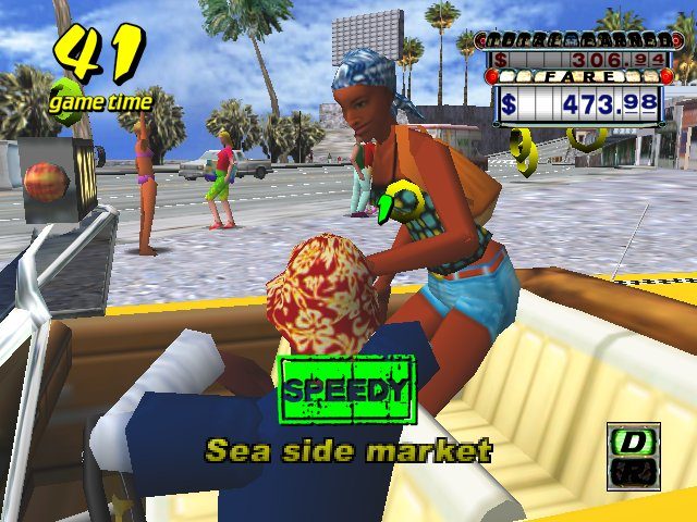 Crazy Taxi in-game screen image #1 