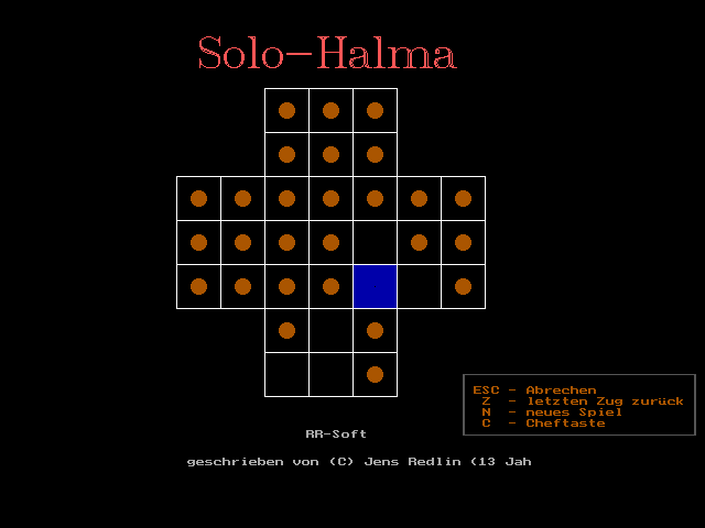 Solo-Halma in-game screen image #1 
