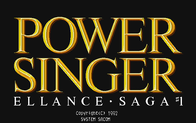 Power Singer: Ellance Saga #1  title screen image #1 