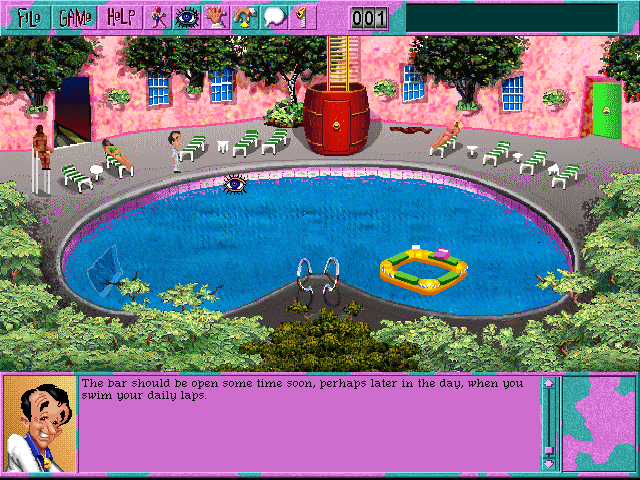 Leisure Suit Larry 6: Shape Up or Slip Out!  in-game screen image #2 