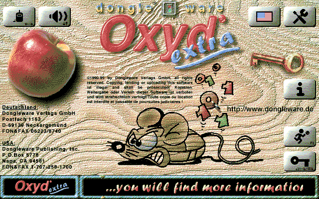 Oxyd extra title screen image #1 