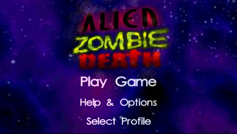Alien Zombie Death  title screen image #1 
