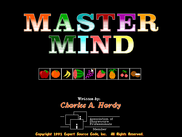 Master Mind title screen image #1 