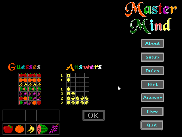 Master Mind in-game screen image #1 