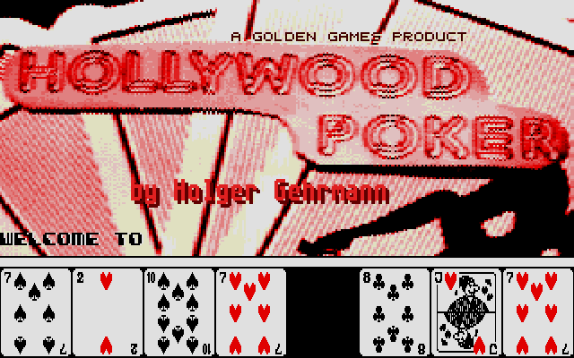 Hollywood Poker title screen image #1 