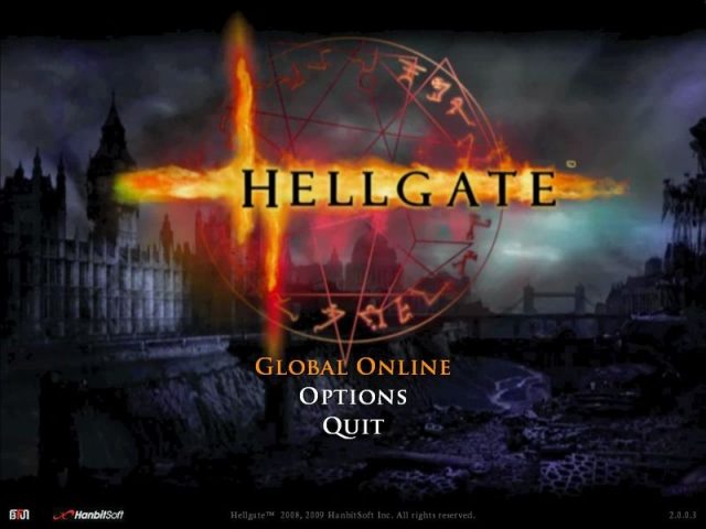 Hellgate  title screen image #1 