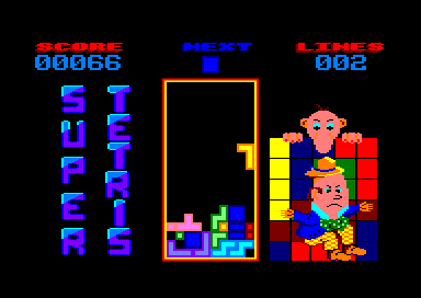 Super Tetris in-game screen image #1 