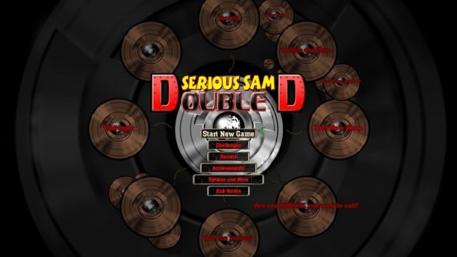Serious Sam Double D title screen image #1 
