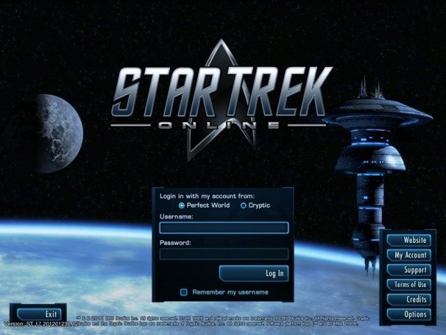 Star Trek Online  title screen image #1 
