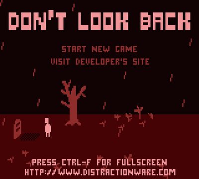Don't Look Back title screen image #1 