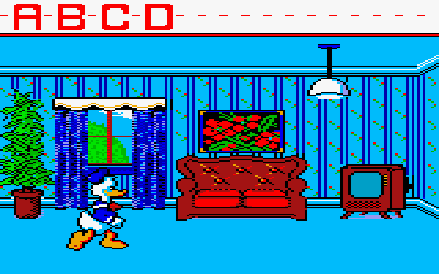 Donald's Alphabet Chase in-game screen image #1 
