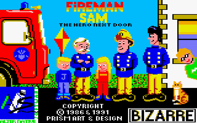 Fireman Sam - The Hero Next Door  title screen image #1 